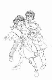 Stranger Things Coloring Book Beautiful Art By Typical Ingrid I Just Finished Watching All Of In 2020 Stranger Things Art Stranger Things Wallpaper Stranger Things