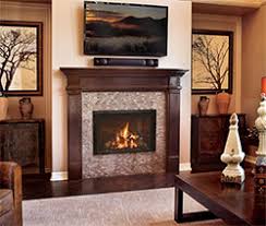 The mendota cool wall heat transfer system redistributes warm air so you can position your tv, artwork and other personal items as close as 15 inches above the fireplace. Mendota Gas Fireplaces Available At Hearthside Fireplace Stove