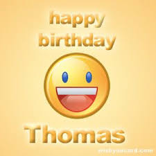 Happy Birthday Thomas We Mayn T Talk Everyday But Seeing U On Facebook E Buon Compleanno Auguri Di Compleanno Divertenti Grazie Per Gli Auguri Di Compleanno