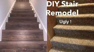 Use 375 vinyl stair treads, gs365 vinyl stair treads, and 400 vinyl stair treads. How To Install Vinyl Plank Or Laminate On Stairs Youtube