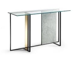 Lacquered Rectangular Glass Console Table Trame Console Table By Roche Bobois Console Table Glass Console Table Sideboard Console