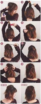 Twist Up Half Your Length Coiffure Facile Coiffures Simples Coiffure