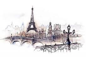 Organizationallyimpaired Paris Illustration City Illustration Eiffel Tower Drawing
