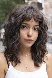 These Are The Most Popular Haircuts Around The Country In 2021 Long Bob Haircut With Bangs Bob Haircut With Bangs Curly Hair Styles Naturally