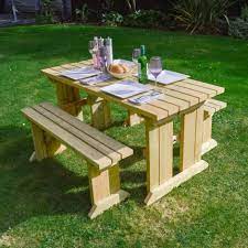 But no matter which table and chairs you take home, you'll always enjoy. Tinwell Picnic Table And Bench Set 4ft 8ft Rutland County Garden Furniture