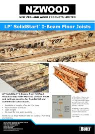 Lp Solidstart I Beam Floor Joists Manualzz Com