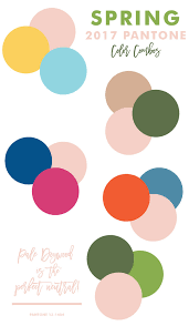 Spring 2017 Pantone Colors Chart Pantone Color Color Combos Color