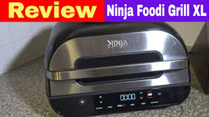 Ninja Foodi Grill Xl Review Air Fryer Broil Meat Probe Unbox Test Youtube