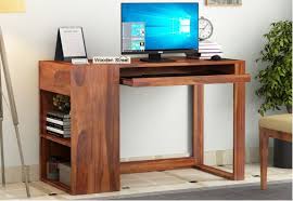 The wooden pallet usage as the shelf is also useful for the attachment to the wall, making this table into a floating desk. Computer Table Buy Computer Table Online 2021 Latest Designs In India