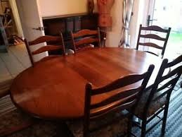 4.4 out of 5 stars. Ercol Oval Extending Solid Oak Dining Table 6 Chairs 2 Carver 170cm X 115cm Ebay