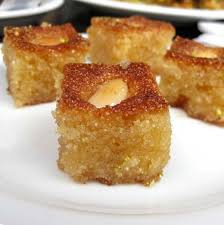 Recette Basbousa Recipe Semolina Cake Lebanese Desserts Desserts