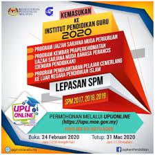 27, 91009 tawau, sabah, malaysia. Permohonan Kemasukan Ke Institut Pendidikan Guru Ipg 2020