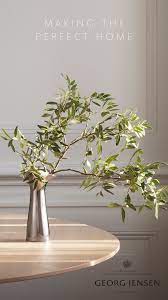 scandinavian dining room decorated for spring georg jensen spring decor small vase flower vases