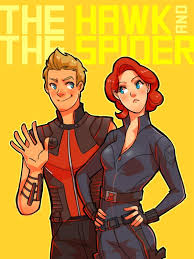 He had just finished stripping down and putting one on, when there was a gentle knock on the door. Hawkeye And Black Widow By Shiftdigit On Deviantart Hawkeye Black Widow Marvel Superheroes