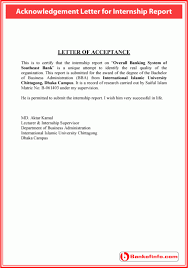 Thesis Acknowledgment Exle Internship Report Lettering Internship