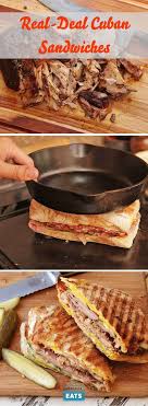 How To Make Real Deal Cuban Sandwiches Cuban Sandwich Recipe Cuban Recipes Cuban Sandwich