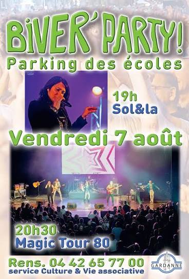 🔷 [ 𝐀̀ 𝐯𝐨𝐬 𝐚𝐠𝐞𝐧𝐝𝐚𝐬 : 𝐁𝐢𝐯𝐞𝐫'𝐏𝐚𝐫𝐭𝐲 𝟐 ] 🔷 📆Vendredi 7 ao&ucirc;t 📍Parking des &eacute;coles de Biver 🕧𝟏𝟗𝐡, 𝐒𝐨𝐥&𝐥𝐚 🎤 Le duo chant guitare Sol&la assurera la premi&egrave;re partie de cette