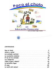 Ver más ideas sobre paco el chato, libros de lectura, primeros grados. Paco El Chato En Educacion Preescolar Doc Naturaleza