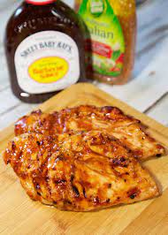 3 Ingredient Italian Bbq Chicken Plain Chicken