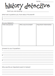 History Detective Report Teaching Social Studies Social Studies Middle School Social Studies