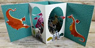 Gather hat boxes, stack them and get creative with the styling! How To Make A Open Center Box Card Fancy Fold Cards Paper Crafts Cards Box Cards Tutorial