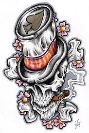 Top Hat Skull Skulls Drawing Skull Tattoo Design Skull Artwork