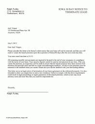30 Day Lease Termination Letter Sle Letter Template Being A Landlord Rental Agreement Templates Move Out Notice