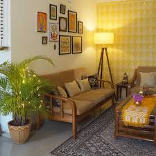 You can style up your living room with plush decor such as recamiers, lounge chairs, end tables, console tables, coffee tables, cabinets, shoe racks, show pieces, planters, indoor fountain, wall art, photo frames, and what not! Bright And Airy Indian Living Room Decor Interior Design For All Ages Living Room Ideas