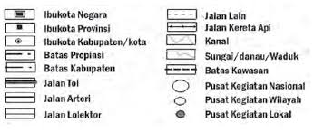 Sungai, jalan, rel dan batas wilayah. Objek Geografi Dalam Sketsa Dan Peta Wilayah Imron Web Id