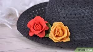 How to make fancy paper hat. Elegant Colorful And Fun Ways To Decorate A Hat With Flowers