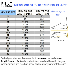 find your size ethical wool felt shoes wool boots boiled