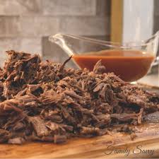 The rich gravy is perfect for spooning. The Best Beef Brisket Smoked In The Oven Family Savvy