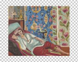 Let's take a closer look at portrait of madame matisse, the green line by henri matisse. Portrait Of Madame Matisse Green Stripe Odalisque In Red Trousers Reclining Odalisque Printmaking Png Clipart Art
