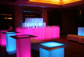 Party Rentals New Jersey Glow Table Rental Furniture Furniture Stores Nyc