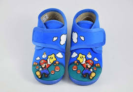 Comprar online zapatillas de casa para niños en zapanines es una garantía de calidad y confianza. Zapatillas Casa Nino Supermario Vulca Bicha 1079 Azul Dloren Calzados