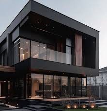 اجرای نمای کامپوزیت مشکی مات ✓ نظرتون در مورد نمای مدرن برای ویلا کامنت کنید✓ به نظرتون متریال چوب و کامپوزیت مناسبه برای نمای ویلا✓ #کامپوزیت# نمامدرن#چوب ترموود#آلاچیق#شیشه کرتین وال#کرج کامپوزیت#سهیلیه نما