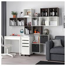 Eket Wall Mounted Cabinet Combination White Dark Gray Light Gray Order Today Ikea Wall Mounted Cabinet Eket Ikea Wall Storage