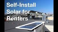 $1,000 DIY Solar for Renters - Solar panel + 3000W "powerwall" battery for  off-grid apartment backup
