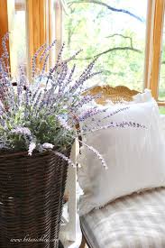 Large zinc florist buckets galvanized french flower bucket decorative artificial flower french market basket metal flower pot. Botanic Bleu French Lavender In A French Market Basket