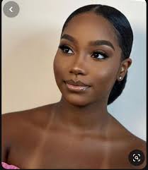 Simple hair and makeup for bride in Kalamazoo