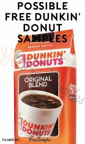 Free Dunkin Donut Coffee Samples Verified Received By Mail Yo Free Samples Dunkin Donuts Dunkin Coffee Samples