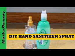 But, if you aren't at home, having a sanitizer spray may help kill germs as well. Diy Hand Sanitizer Spray Homemade Hand Sanitizer Recipe Youtube