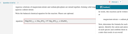 Cid 1004 (phosphoric acid) cid 962 (water) cid 5462224 (magnesium) Question 15 Of 21 Attempt 1 Aqueous Solutions Of Chegg Com