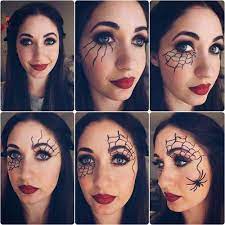 Easy Step By Step Halloween Eye Makeup Tutorials For Beginners 2018 1 Halloween Eye Makeup Halloween Makeup Easy Halloween Eyes
