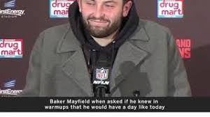 Buyer give wrong address, buyer don't make custom clearance, buyer don't pick up package, buyer in. Baker Mayfield When I Woke Up This Morning I Was Feeling Pretty Dangerous Youtube