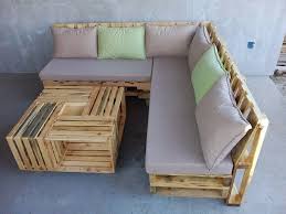 From comfortable l shape sofas to stylish l shape sofas, we have it all and we have them in a range of colour options so that you can pick the one that goes best in your living room. Wooden Pallet L Shape Sofa Set Easy Pallet Ideas