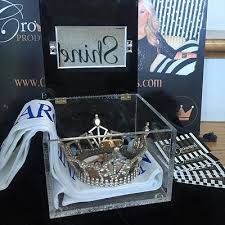 Official Crowned Productions Crown And Display Box The Pageant Planet Shop Pageant Life Pageant Crowns Custom Crown