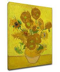 Das bild van gogh gemälde sonnenblumen wird in hd qualität auf besten materialien und hochwertigen tinten für exzellente farben deswegen wirkt unser kunstdruck van gogh gemälde sonnenblumen wie die originale. Rahmen Van Gogh Die Sonnenblumen Bild Druck Auf Leinwand Leinwand Mit Oder Ohne Rahmen