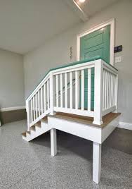 Website suggestions deck stairs landing grass lisa source: Garage Staircase Drone Fest