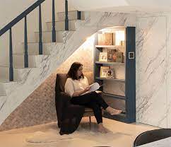 We did not find results for: Contemporist A Small Reading Nook Under The Stairs Makes Use Of An Otherwise Awkward Space Contemporary Designers Furniture Da Vinci Lifestyle